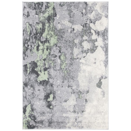 Safavieh 3 x 5 ft. Adirondack Contemporary Rectangle Power Loomed Rug - Green & Gray ADR134F-3